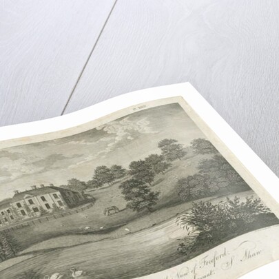 Freeford Hall: engraving by Stebbing Shaw