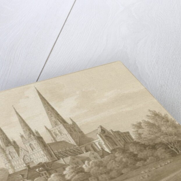 Lichfield Cathedral - West South West View by Robert Noyes