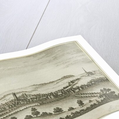 Lichfield - South West View: copper-plate engraving, nd [late 18th cent] by School English