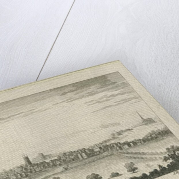 Lichfield - South West View: engraving, nd [c 1764] by School English