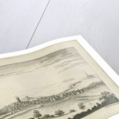 Lichfield - South West View: engraving, nd [c 1764] by School English