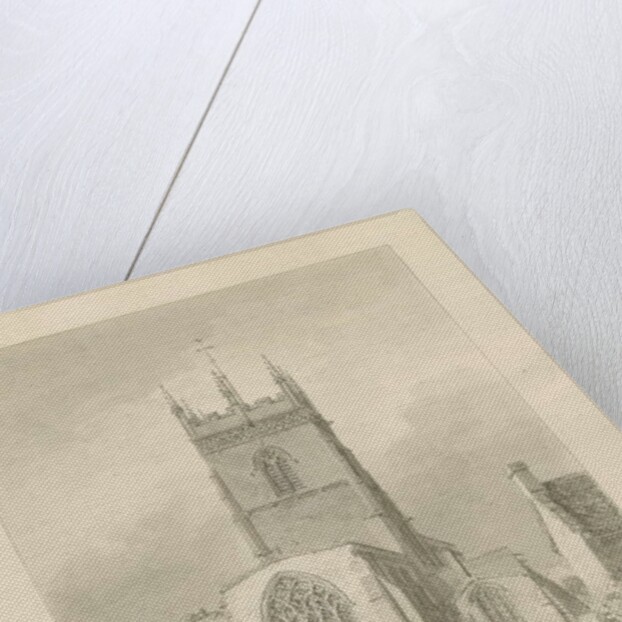 Gnosall Church by John Chessell Buckler