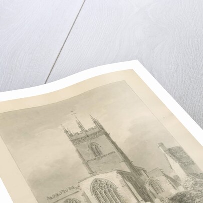 Gnosall Church by John Chessell Buckler