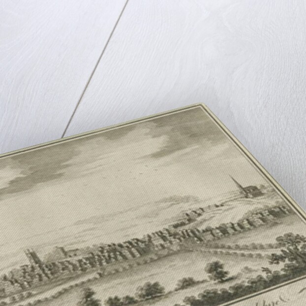 Lichfield - South West View: engraving, nd [1771] by School English