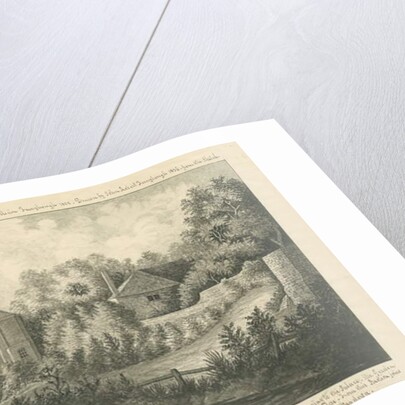 Lichfield Cathedral Close - 'Dr. Falconer's House: pen and ink drawing, 1800 by William Fernyhough