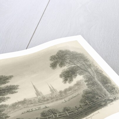 Lichfield Cathedral - North West View by John Buckler