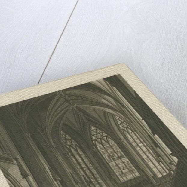 Interior of Lichfield Cathedral - Lady Chapel: aquatint engraving, nd [c 1813] by Charles Wild