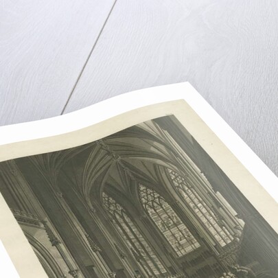 Interior of Lichfield Cathedral - Lady Chapel: aquatint engraving, nd [c 1813] by Charles Wild