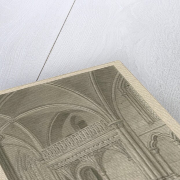 Interior of Lichfield Cathedral - Entrance to Consistory Court by John Buckler