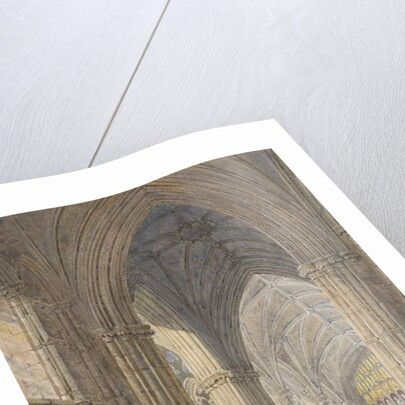 Interior of Lichfield Cathedral - North Transept by Allen Edward Everitt