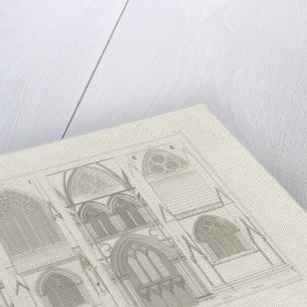 Interior of Lichfield Cathedral - Nave and Choir by John Britton