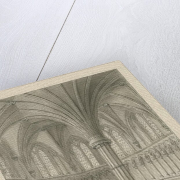 Interior of Lichfield Cathedral - Chapter House by John Buckler