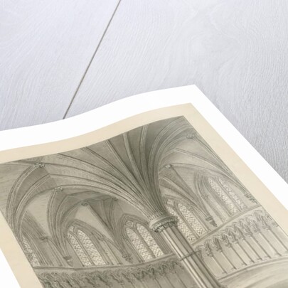 Interior of Lichfield Cathedral - Chapter House by John Buckler