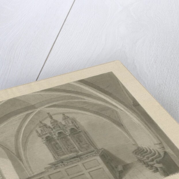 Interior of Lichfield Cathedral - Consistory Court by John Chessell Buckler