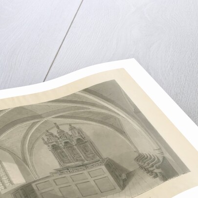 Interior of Lichfield Cathedral - Consistory Court by John Chessell Buckler