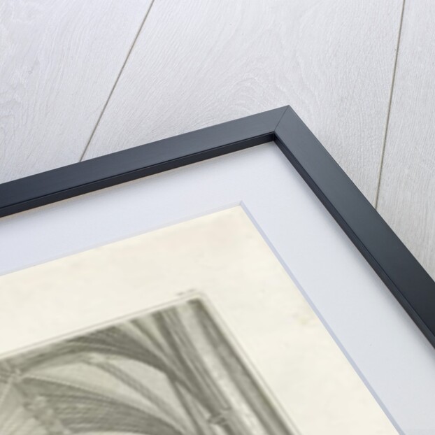 Interior of Lichfield Cathedral - Lady Chapel: engraving by John Britton