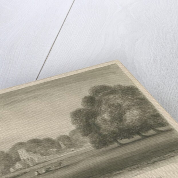 Lichfield - Stowe: sepia drawing, 1841 by John Buckler