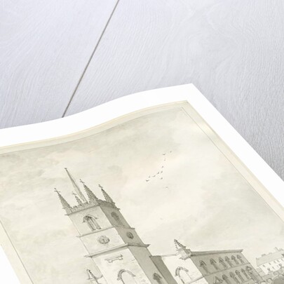 Hanley Church by Thomas Peploe Wood