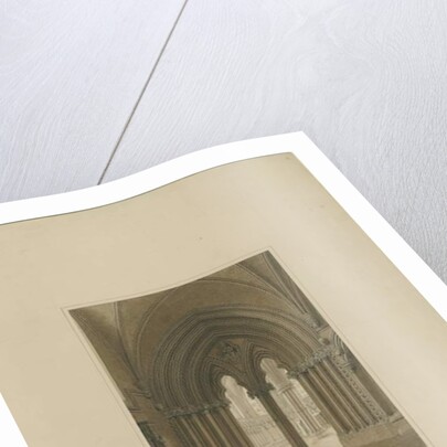 Interior of Lichfield Cathedral - Chapter House doorway by Frederick Mackenzie