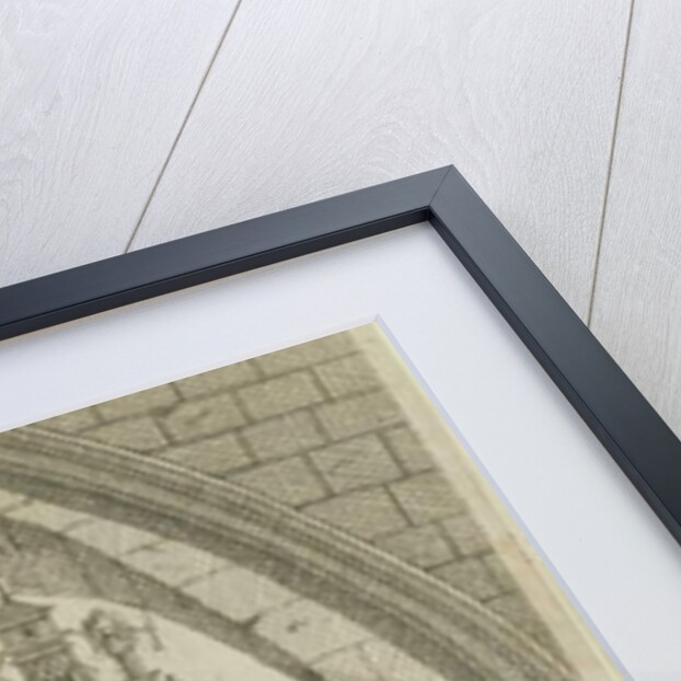 Lichfield - Musical Altar-Clock: etching by Richard Greene