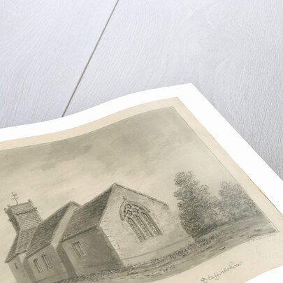 Harlaston Chapel by John Buckler