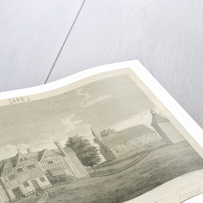 Haselour Chapel: engraving, 1797 by Stebbing Shaw