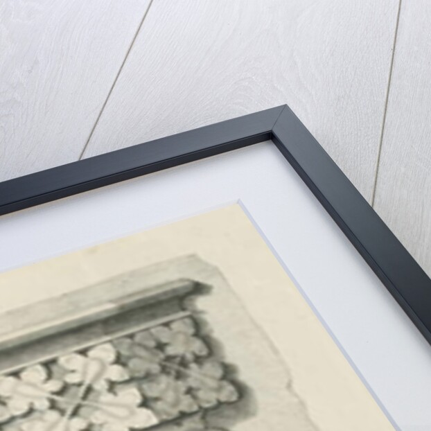 Interior of Lichfield Cathedral - Carved Foliage by School English