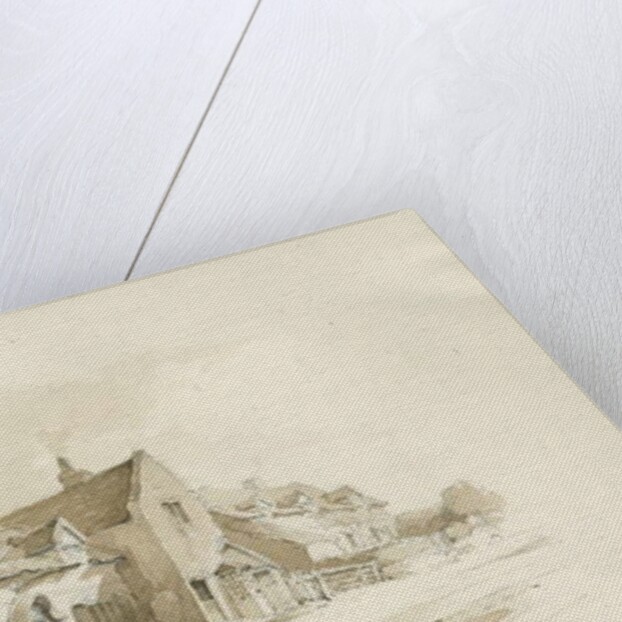 Cottages at Little Haywood by Thomas Peploe Wood