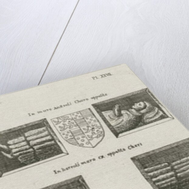 Lichfield Cathedral - Effigies: etching, [10 Dec 1795] by School English