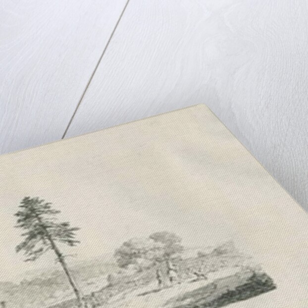 Haywood Park - Old Manor House: pen and ink drawing, 1836 by Thomas Peploe Wood