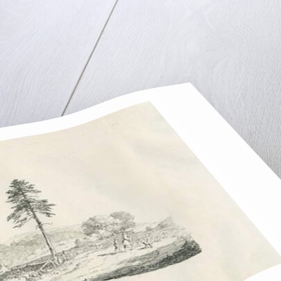 Haywood Park - Old Manor House: pen and ink drawing, 1836 by Thomas Peploe Wood