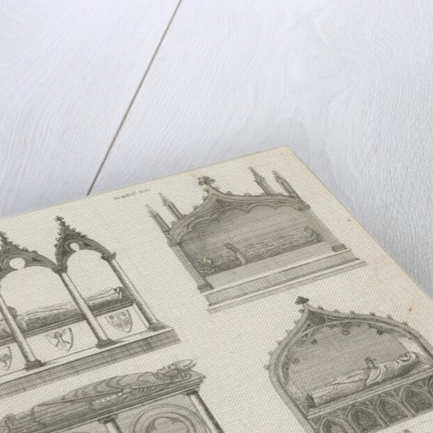 Lichfield Cathedral - Tombs, 10 Dec 1795 by School English
