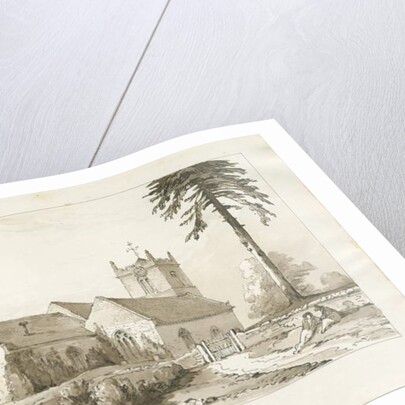 Sheriffhales Church by Thomas Peploe Wood