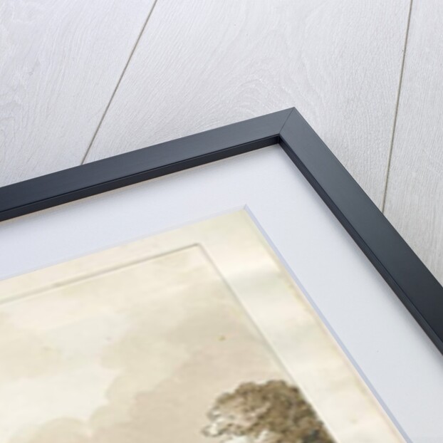 Forton Church: wash drawing by Thomas Peploe Wood