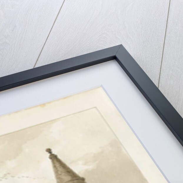 Forton - Obelisk: wash drawing, 1838 by Thomas Peploe Wood