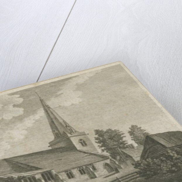 Church Eaton Church: engraving by Stebbing Shaw