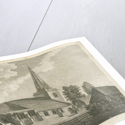 Church Eaton Church: engraving by Stebbing Shaw