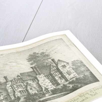 High Onn - Old Manor House: lithograph by School English