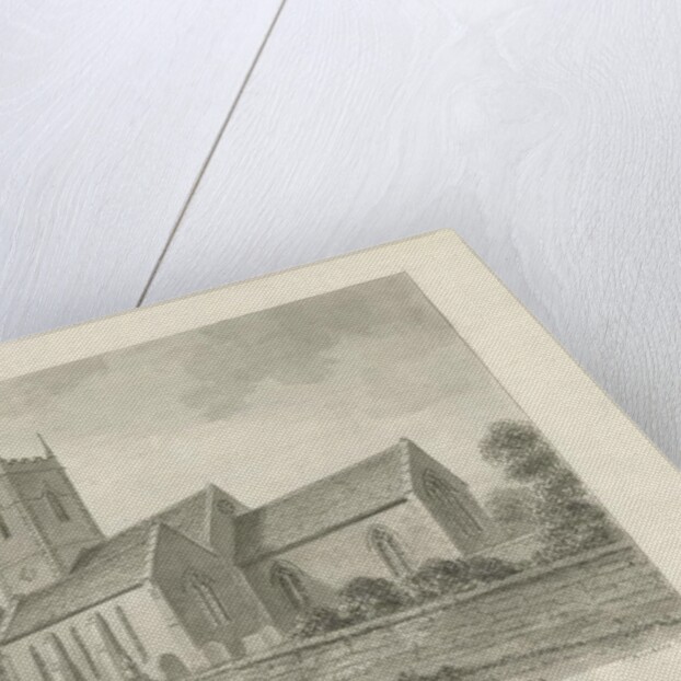 Penn Church: sepia drawing, 1845 by John Buckler