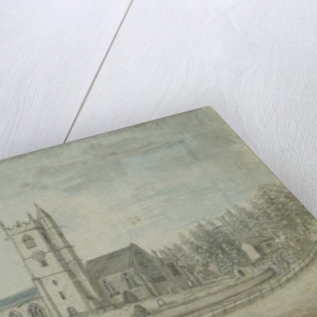 Handsworth Church: water colour painting, 1769 by School English