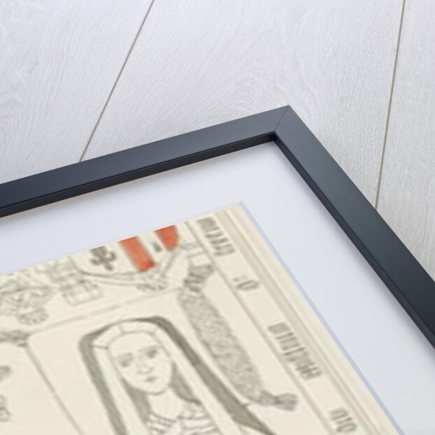 Penkridge Church - Tomb of William Wynnesbury: pen and ink drawing by Thomas Peploe Wood