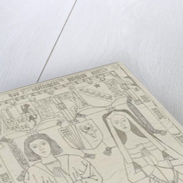 Penkridge Church - Tomb of Richard Littleton: pen and ink drawing, nd [1842-1845] by Thomas Peploe Wood