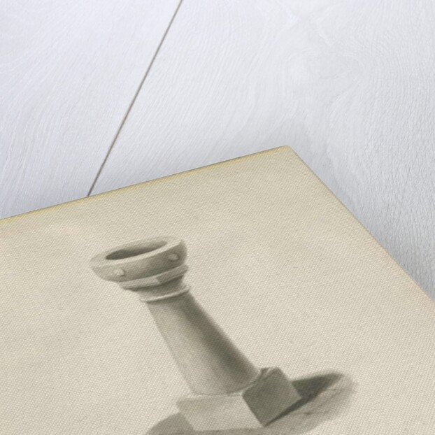 Font in Sheriffhales Church by John Buckler