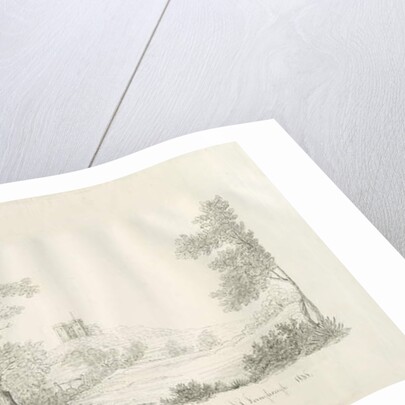 Stafford Castle - Near the Newport Road by John Robert Fernyhough