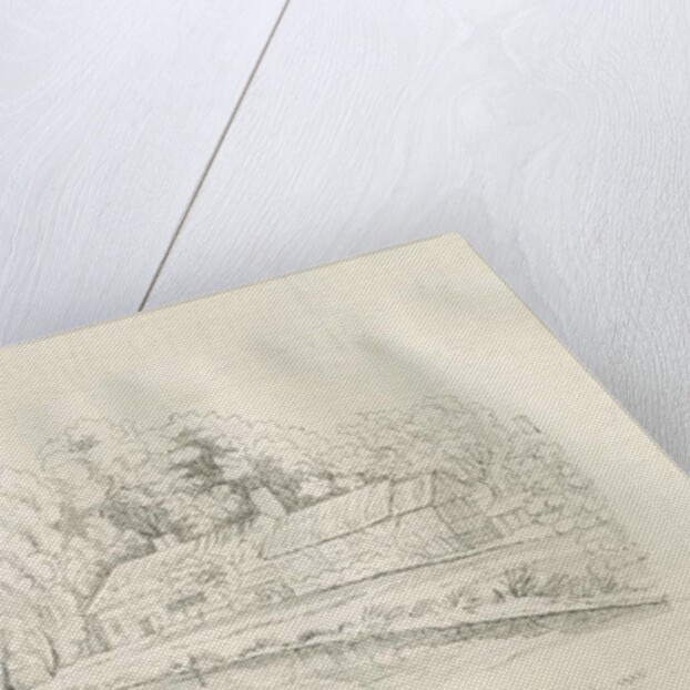 Stafford - River Sow: pen and ink drawing, 1836 by John Robert Fernyhough