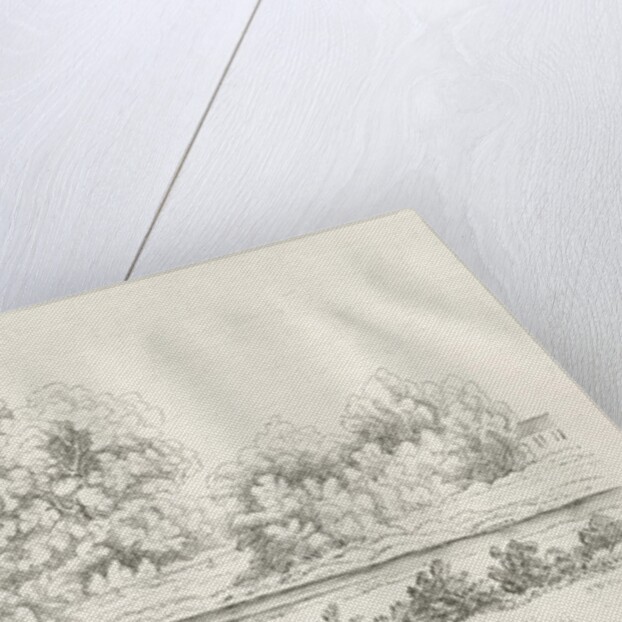 Stafford - River Sow: pen and ink drawing, 1836 by John Robert Fernyhough