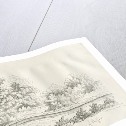 Stafford - River Sow: pen and ink drawing, 1836 by John Robert Fernyhough