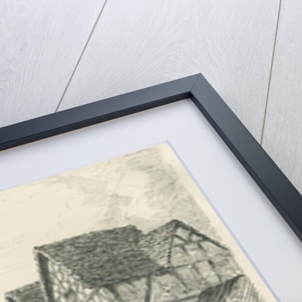 Penkridge Town - Old House by Thomas Peploe Wood