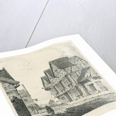 Penkridge Town - Old House by Thomas Peploe Wood