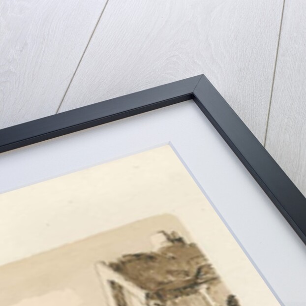 Penkridge Town: sepia drawing, 1836 by Thomas Peploe Wood